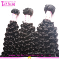 Vente chaude bon marché long cheveux bouclés d’armure vierge mongole crépu cheveux longs bouclé